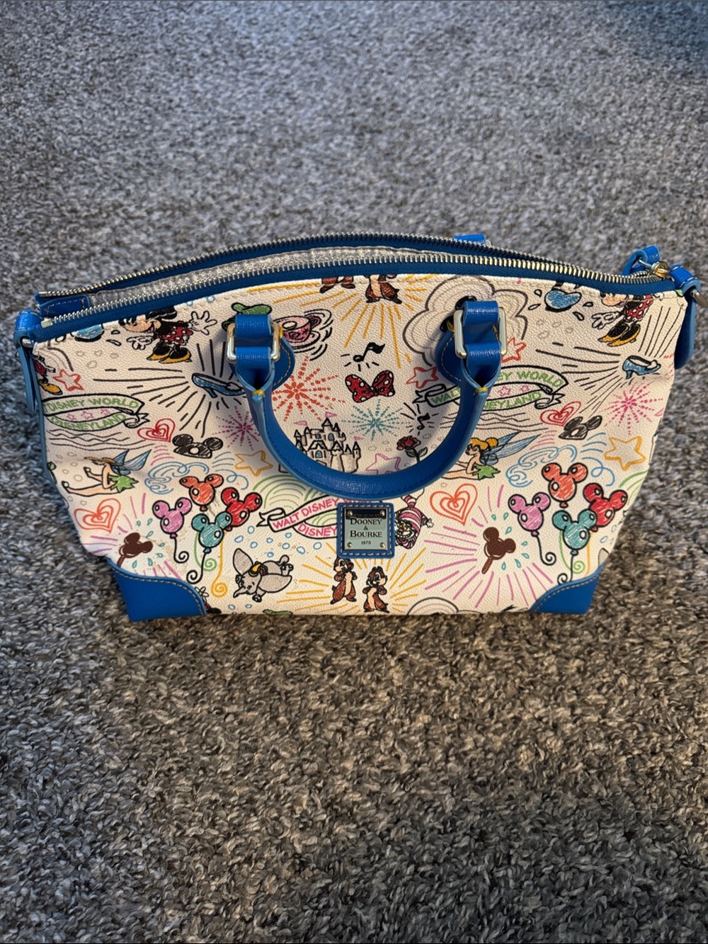 Dooney & Bourke Cream Canvas Disney